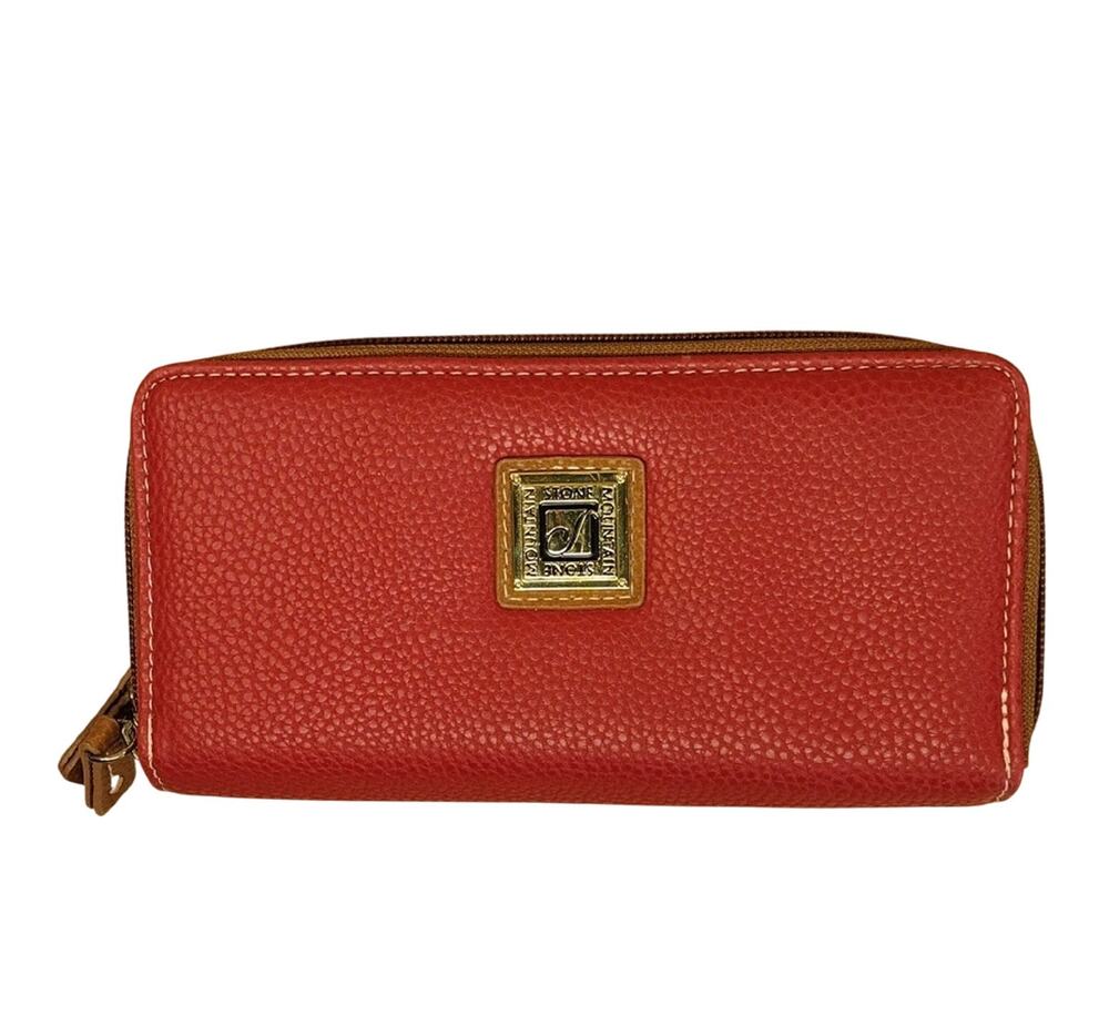 Stone Mountain Wallet Women’s Red Zip Around Multiple Compartment Everyday